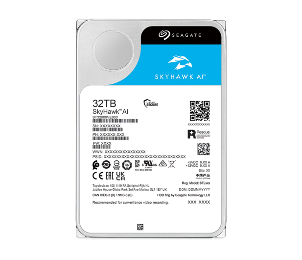 Seagate SKYHAWK AI 32TB 7200obr. 512MB - 1480168 - zdjęcie 4